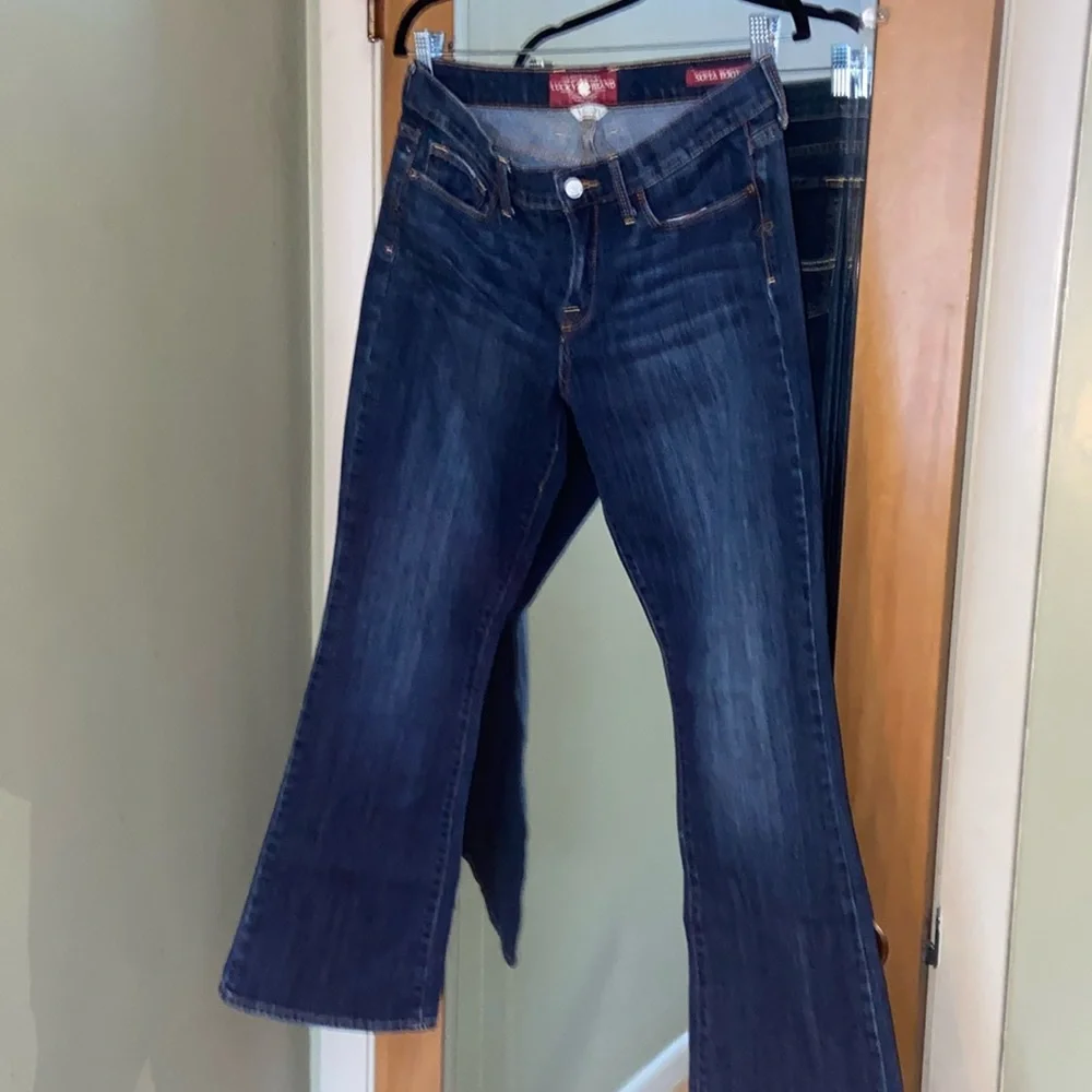 Lucky brand dark rinse Sofia boot jeans size 12 regular